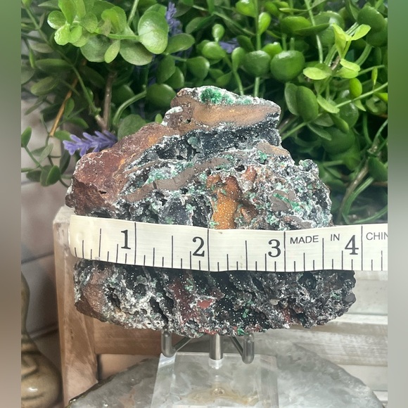 Druzy Malachite on Matrix - Picture 4 of 9